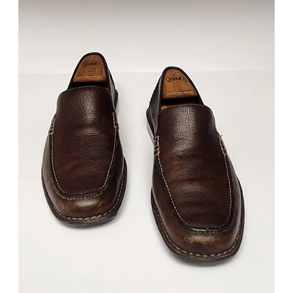 Rockport AMP24674 Kinetic Air Circulation Men's Brown Leather Loafer Shoes 10.5M